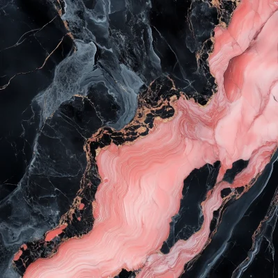 Black and Pink Marble Texture