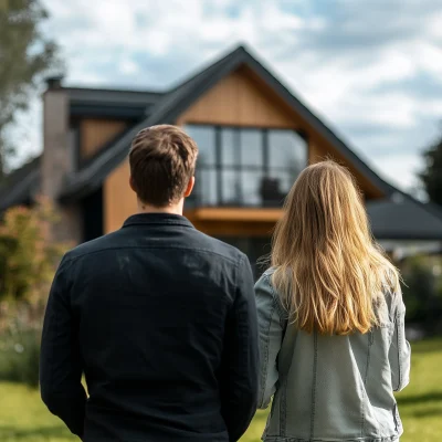 Couple with Real Estate Agent