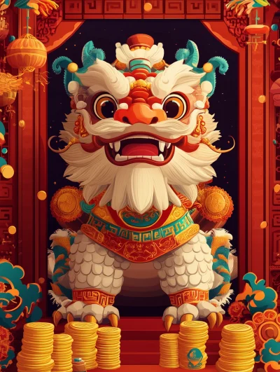 Cartoon Chinese Dragon