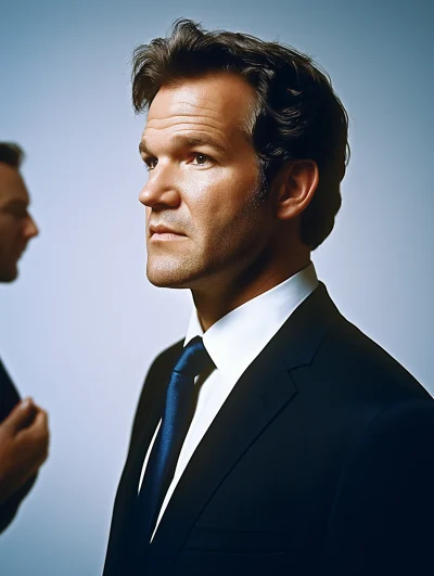 Man in White Shirt