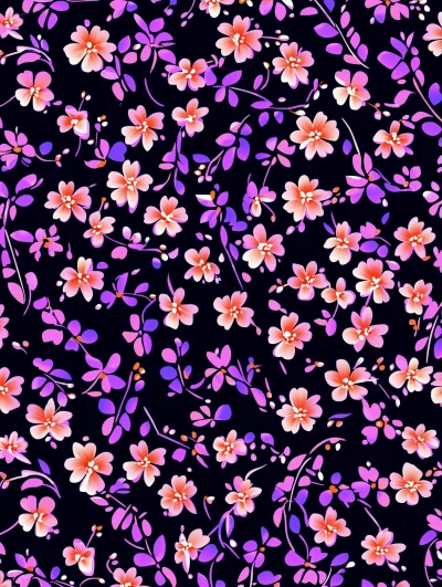 Floral Textile Pattern