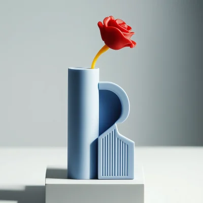 3D Printed Matte Vase