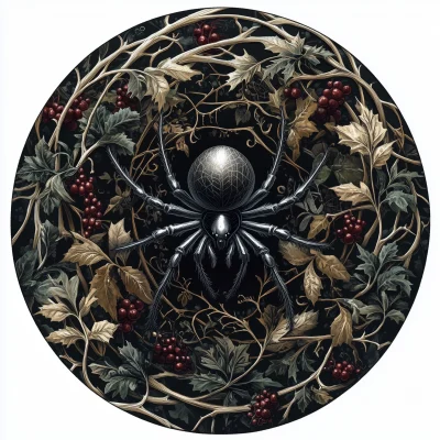 Gothic Spider Art