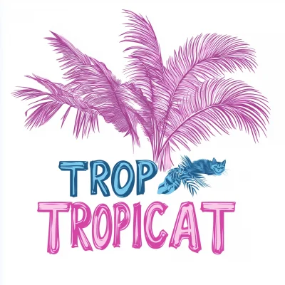 Tropicat Text Design