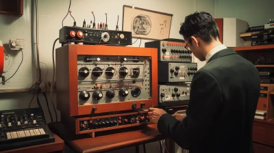 Retrofuturistic Synthesizer Studio