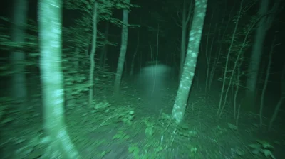 Night Forest Motion Blur