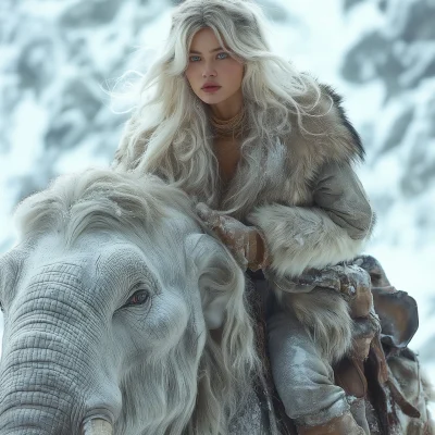 Winter Fashion on a Mammoth