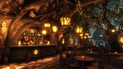 Cozy Elven Tavern