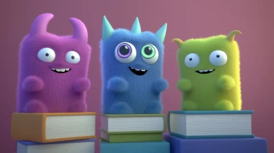 Cute Fuzzy Monsters