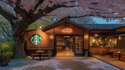 Charming Cafe in Bloom