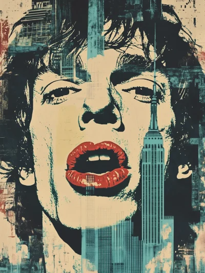 Normcore Mick Jagger Illustration