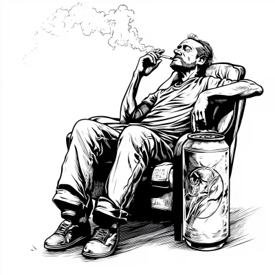 Relaxing with a Beer