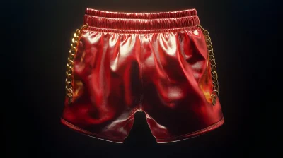 Shiny Metallic Boxing Shorts