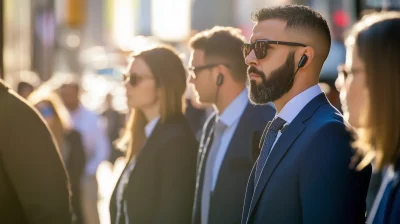 Secret Service Agents on Duty