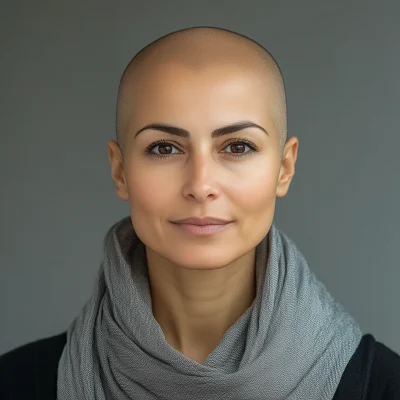 Arab Woman Passport Photo
