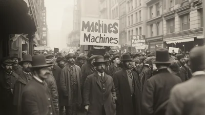 19th Century Luddite Protest in NYC