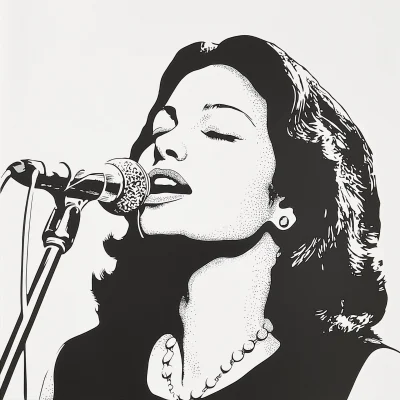 Vintage 70s Singer Performance