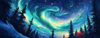 Northern Lights Embrace