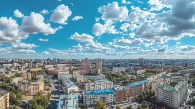 Aerial View of Chelyabinsk