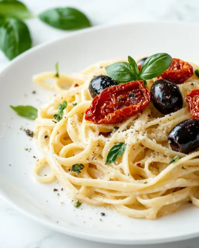 Linguine with Olives