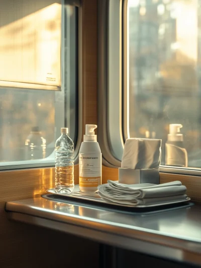 Inside a Modern Train Compartment