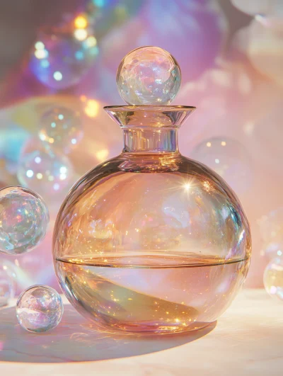 Muted Crystal Potion Bottle