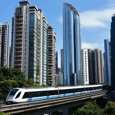 Under the Modern High Rise