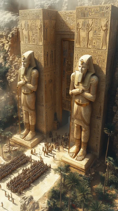 Royal Palace Complex in Ancient Egypt