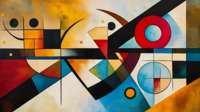 Vibrant Abstract Composition