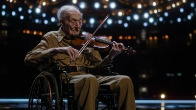 Passionate Elderly Speaker