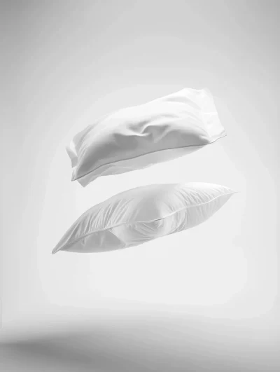 Floating White Pillows