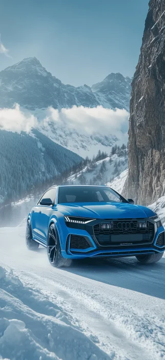 Audi RSQ8 in Snow