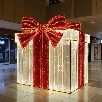 Hollow Christmas Gift Display