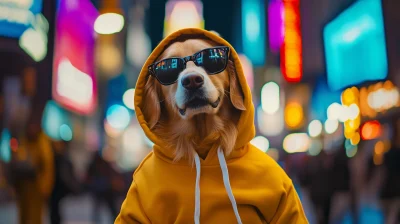 Golden Retriever in NYC