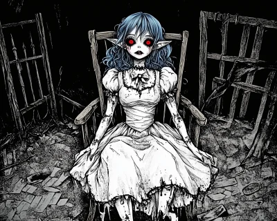 Creepy Elf Woman