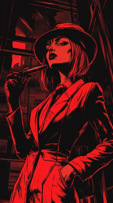 Bold Spy Illustration