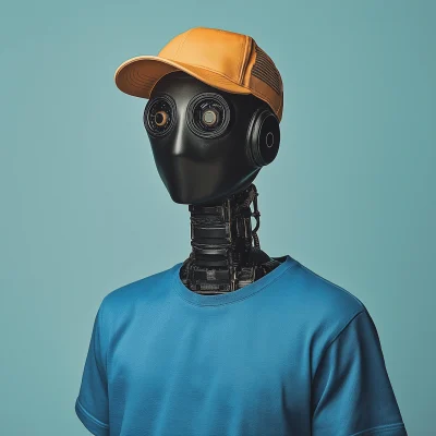 Humanoid Droid in Casual Wear