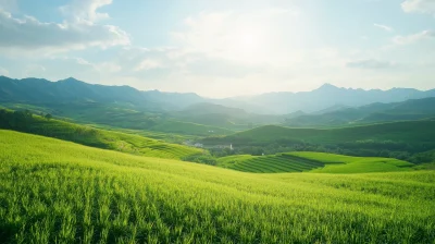 Rural China with Technological Elements