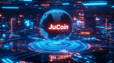 Futuristic Decentralized Finance Visualization