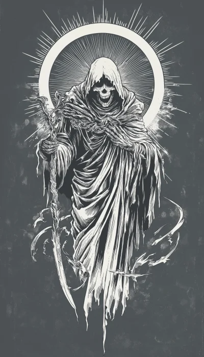Grim Reaper Tattoo Design