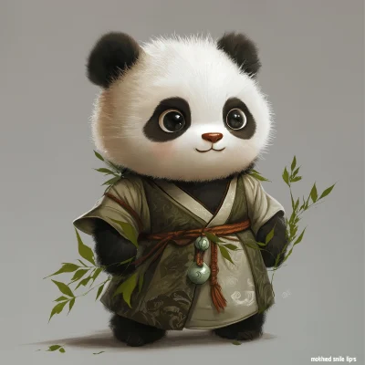 Cute Panda Character