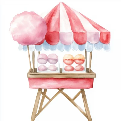 Cotton Candy Food Stall