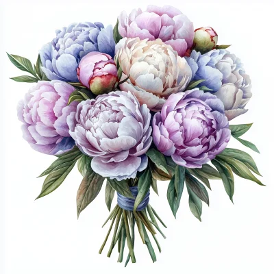 Wedding Peonies Bouquet