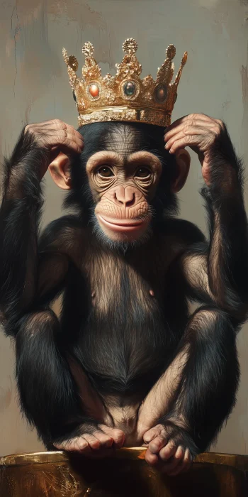 Monkey with a Crown