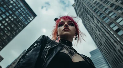 Punk Girl in NYC