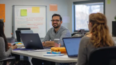Friendly IT Technician Meeting