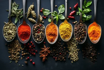 Spices and Herbs Arrangement