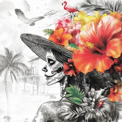 Glamorous Skeleton Design