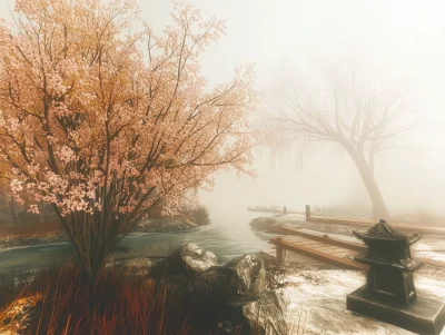 Majestic Plum Blossom Tree