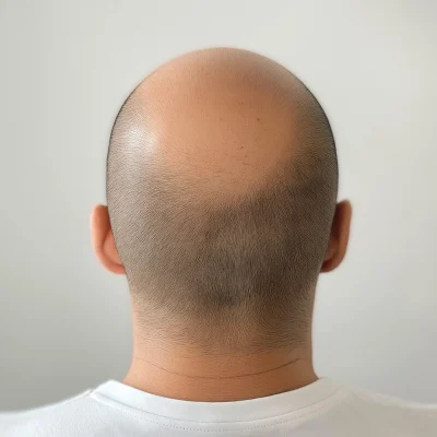 Bald Head in Focus
